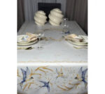 Tablecloth BLOOMIA "Golden Harvest" with Stain-Resistant Coating – 100% Cotton - Image 4