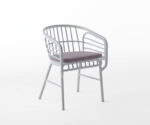 Raphia Aluminum Armchair – by LucidiPevere for Casamania - Image 6
