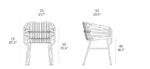Raphia Aluminum Armchair – by LucidiPevere for Casamania - Image 9